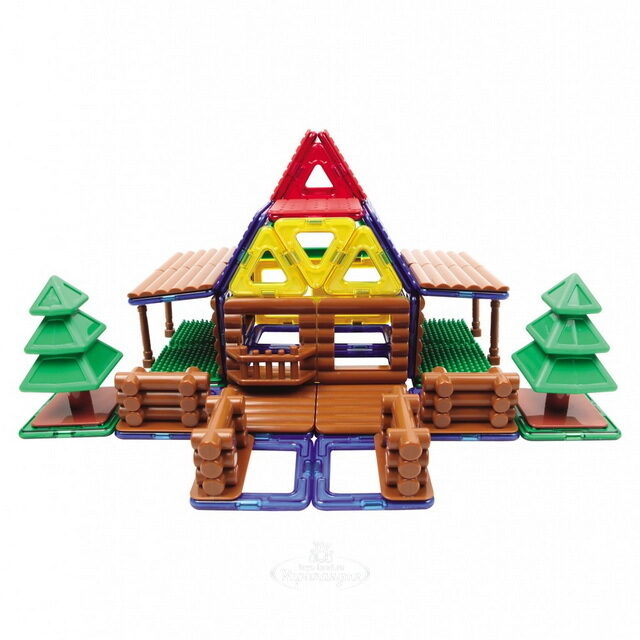 Магнитный конструктор Magformers Log House Set 87 деталей Magformers