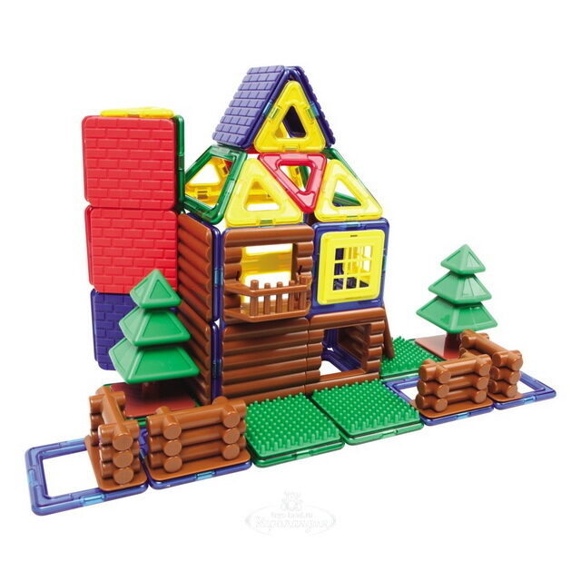 Магнитный конструктор Magformers Log House Set 87 деталей Magformers