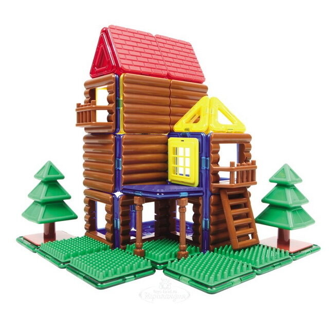 Магнитный конструктор Magformers Log House Set 87 деталей Magformers