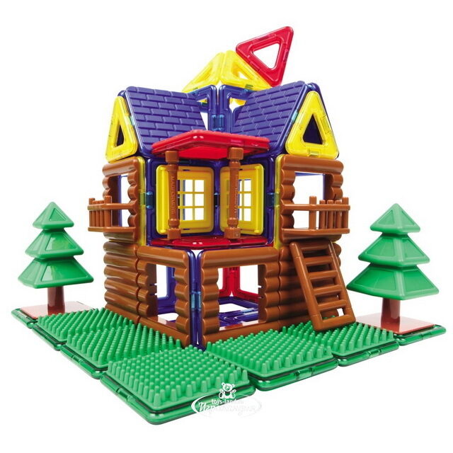 Магнитный конструктор Magformers Log House Set 87 деталей Magformers