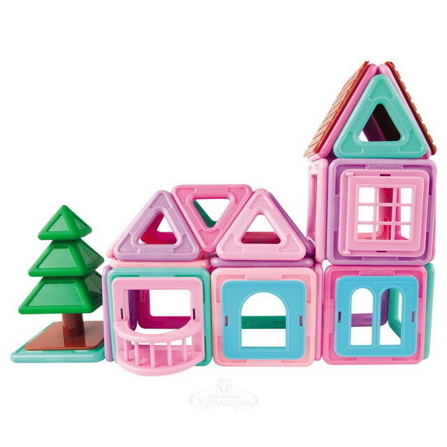 Магнитный конструктор для девочек Magformers Mini House Set 42 детали Magformers