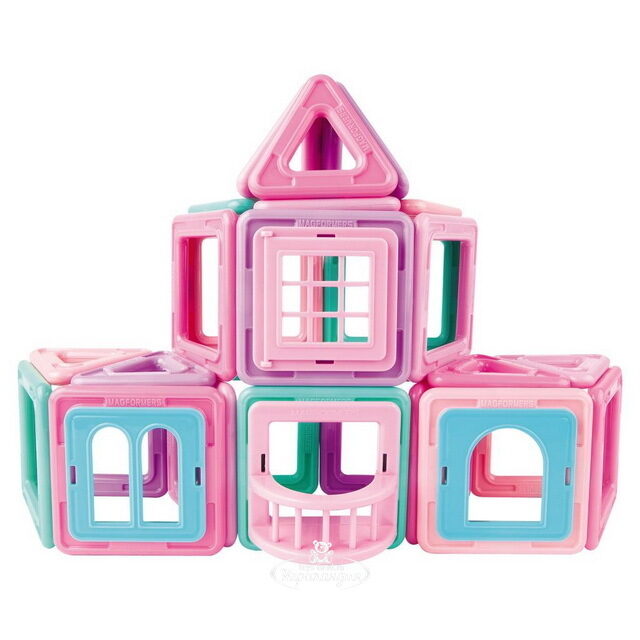 Магнитный конструктор для девочек Magformers Mini House Set 42 детали Magformers