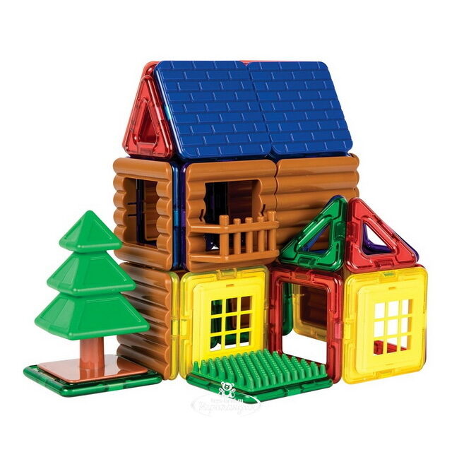 Магнитный конструктор Magformers Log cabin Set 48 деталей Magformers