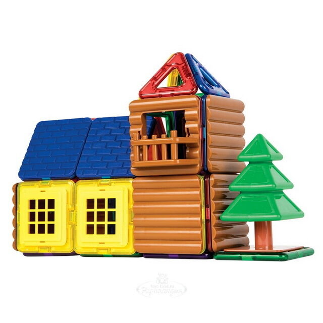 Магнитный конструктор Magformers Log cabin Set 48 деталей Magformers