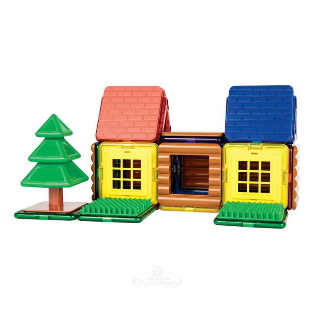 Магнитный конструктор Magformers Log cabin Set 48 деталей Magformers