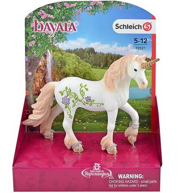 Фигурка Цветочный Единорог 18 см, Bayala Schleich