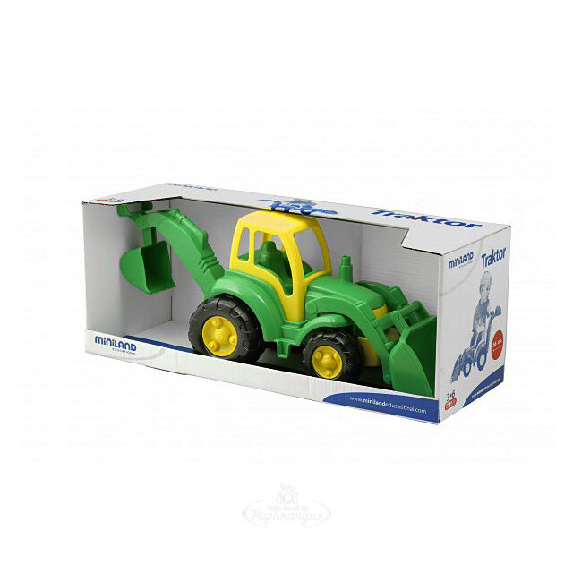 Игрушка Трактор-экскаватор 22 см Miniland (Минилэнд)