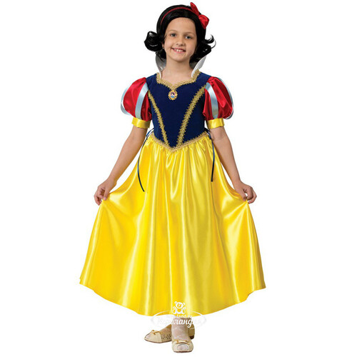 Карнавальный костюм Принцесса Белоснежка, рост 134 см Батик