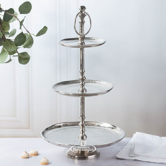 Этажерка для фруктов Flaire 48 см трехъярусная Boltze