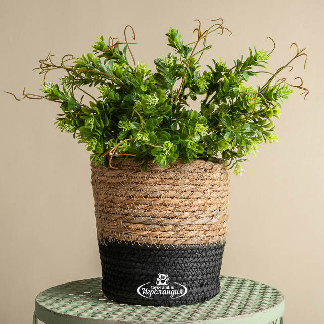 Искусственное растение в горшке Boxwood 29 см бежевый Boltze