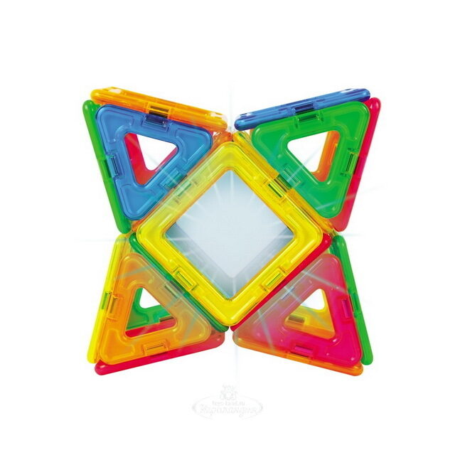 Магнитный конструктор Magformers Neon Led Set 31 деталь Magformers