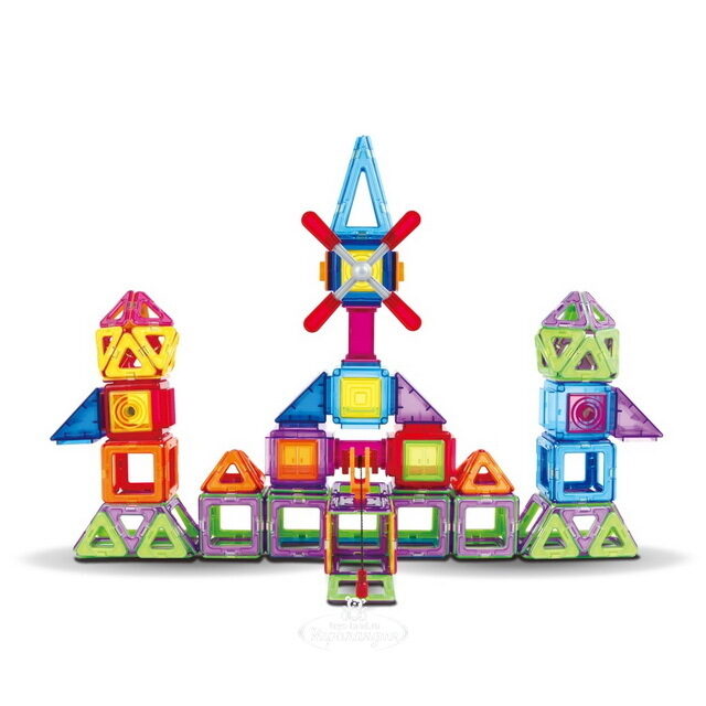 Большой магнитный конструктор Magformers Super Brain Up Set 220 деталей Magformers