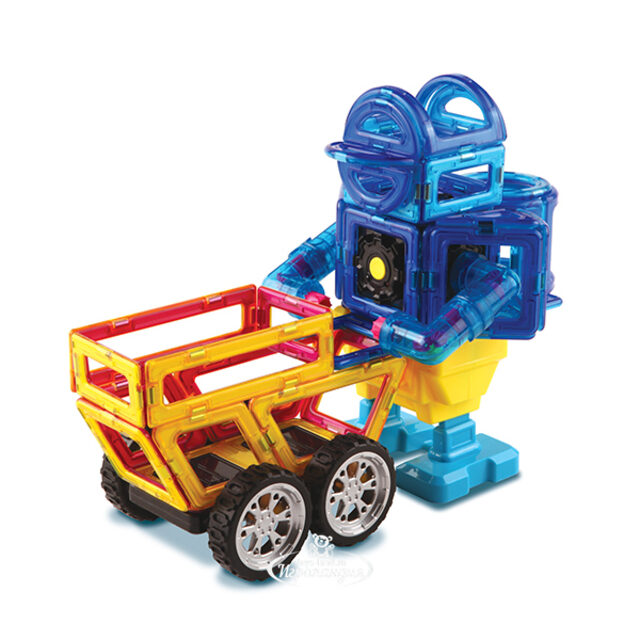 Большой магнитный конструктор Magformers Super Steam Set 297 деталей Magformers