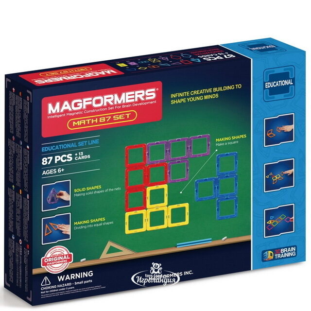 Магнитный конструктор Magformers Math Set 100 деталей Magformers (Магформерс)