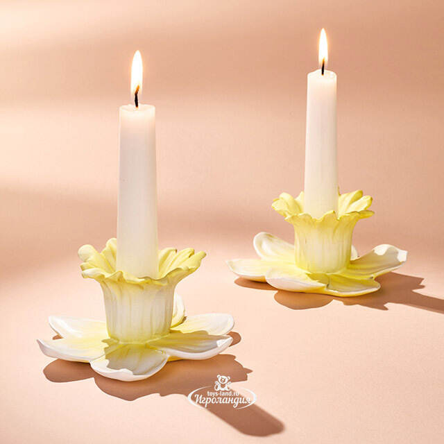 Декоративный подсвечник Giallo Narciso 12 см EDG
