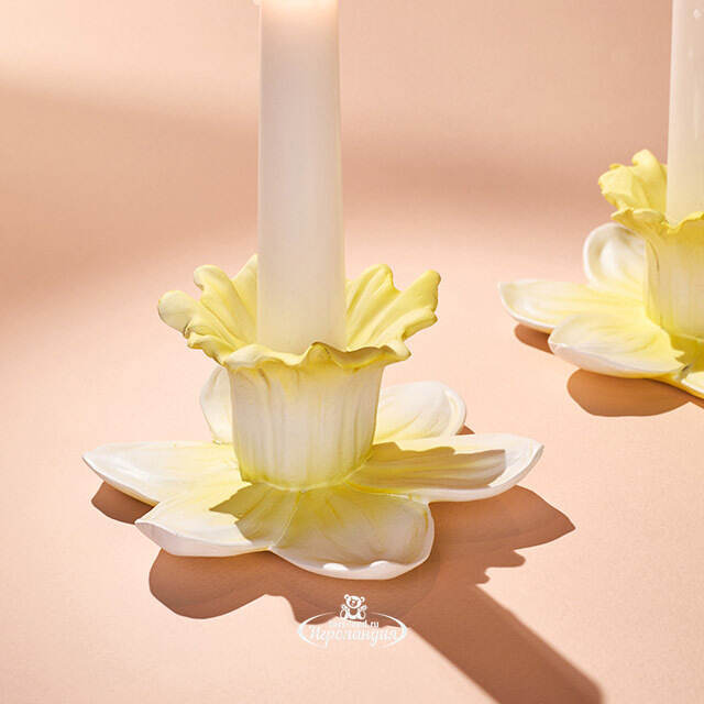 Декоративный подсвечник Giallo Narciso 12 см EDG
