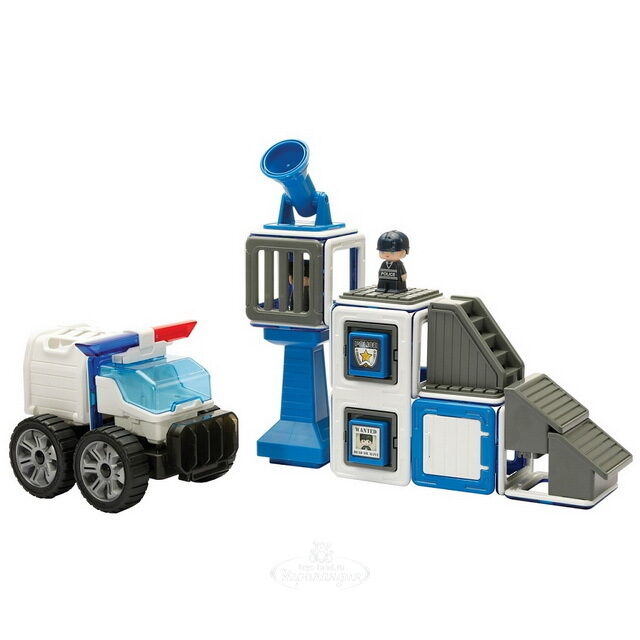 Магнитный конструктор Magformers Amazing Police Set 50 деталей Magformers (Магформерс)