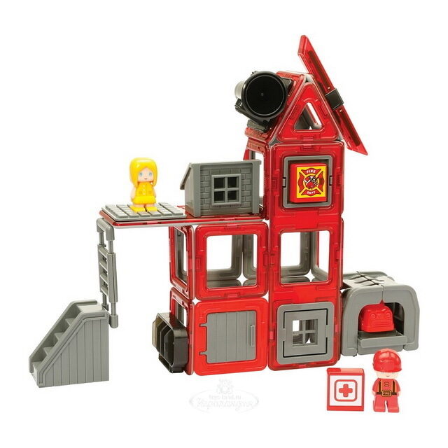 Магнитный конструктор Magformers Amazing Rescue Set 50 деталей Magformers (Магформерс)