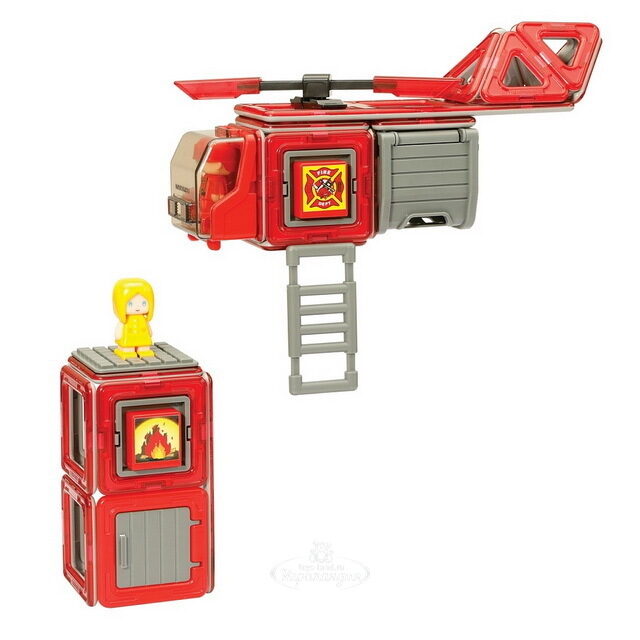 Магнитный конструктор Magformers Amazing Rescue Set 50 деталей Magformers (Магформерс)