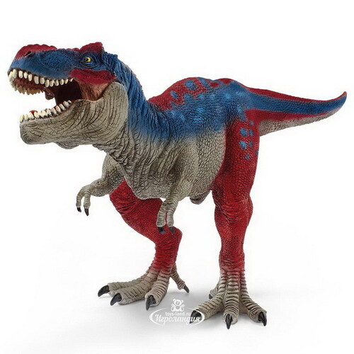 Фигурка Тираннозавр Рекс 28 см красно-синий Schleich