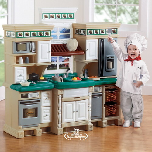 Детская игровая кухня Люкс 47*124*123 см 38 предметов Step2