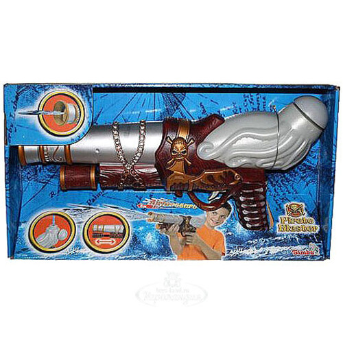 Водяной пистолет Пиратский Бластер с помпой 40 см Simba