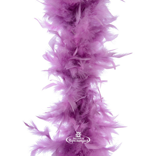 Гирлянда Боа из перьев 184 см светло-лиловая Kaemingk