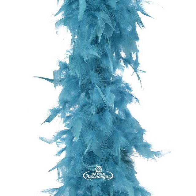 Гирлянда Боа из перьев 184 см бирюзовый Kaemingk