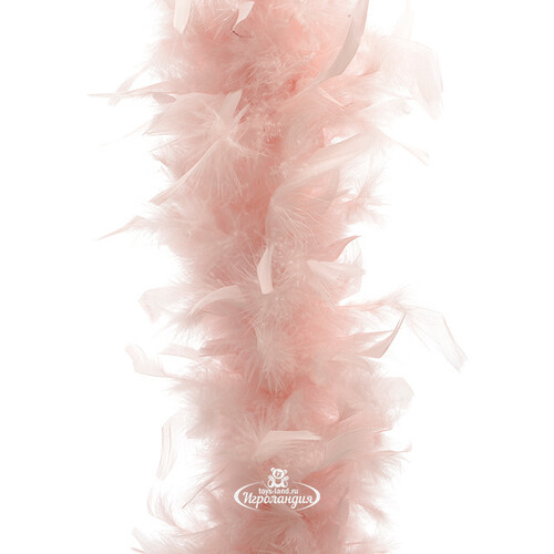 Гирлянда Боа из перьев 184 см розовый Kaemingk