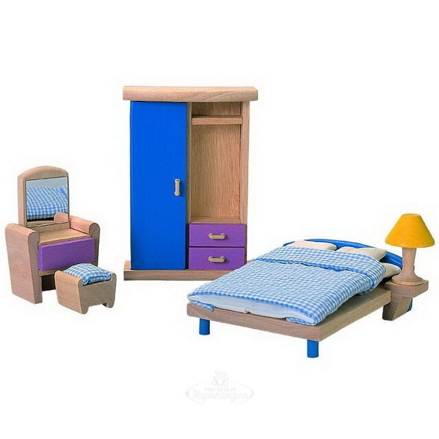 Деревянная мебель для кукол Спальня Plan Toys
