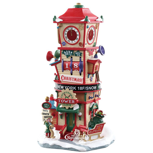 Часовая башня Рождественские куранты, 27 см Lemax