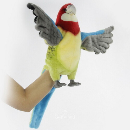 Мягкая игрушка - перчатка Попугай Розелла 50 см Hansa Creation