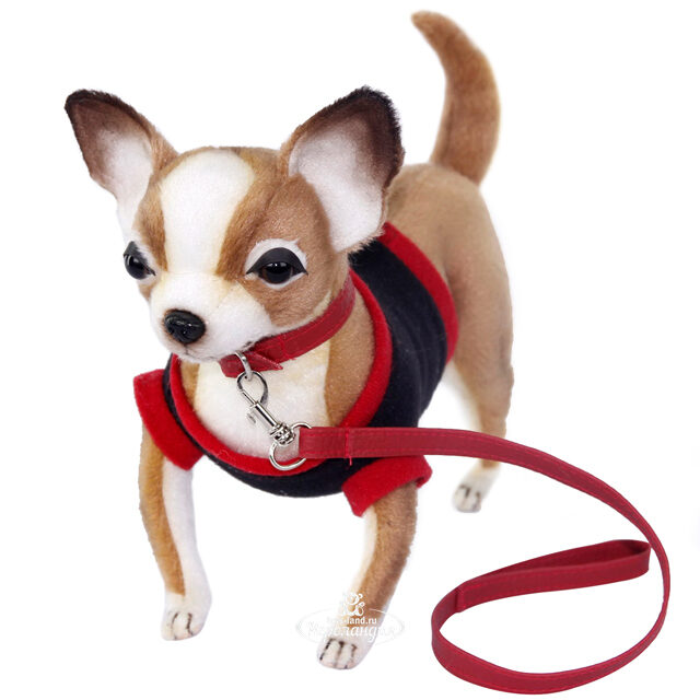 Мягкая игрушка Чихуахуа в черной футболке 24 см Hansa Creation