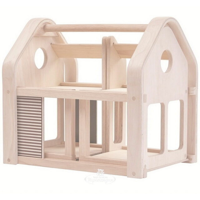 Деревянный кукольный домик с мебелью Plan Toys (План Тойс)