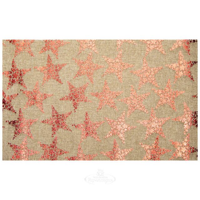 Дорожка и салфетки для стола Красные Звезды на 4 персоны Koopman