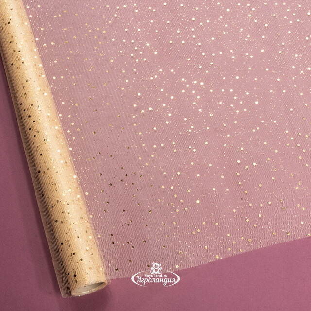 Ткань для декора Сетка Ивелин 39*200 см золотая Koopman (Купман)