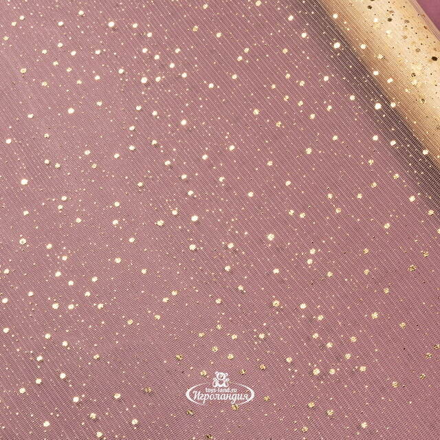 Ткань для декора Сетка Ивелин 39*200 см золотая Koopman (Купман)