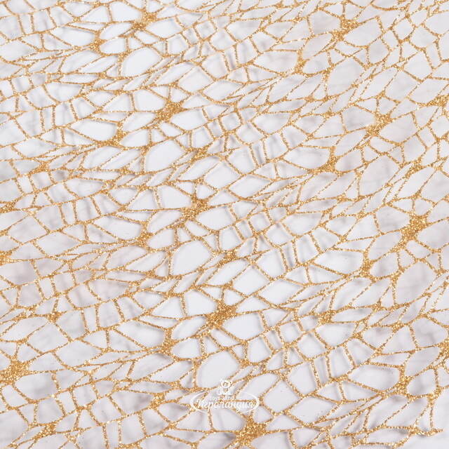 Ткань для декора Ажурная Сетка Hayfield 28*150 см золотая Koopman (Купман)