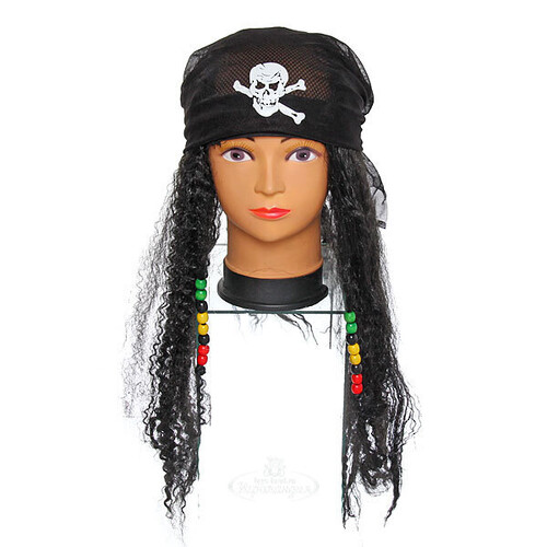 Карнавальный парик Пиратка Serpantin