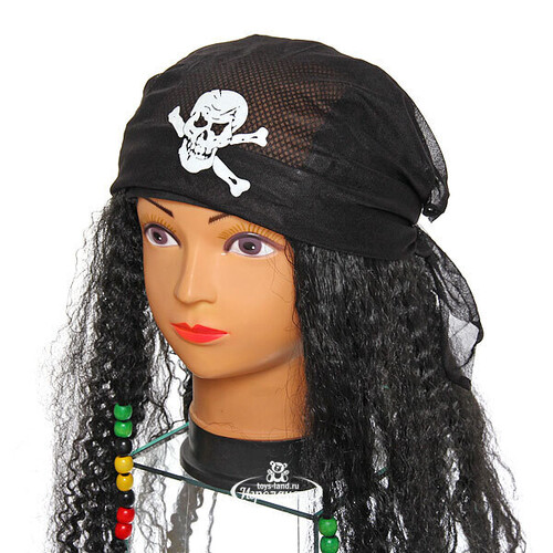 Карнавальный парик Пиратка Serpantin