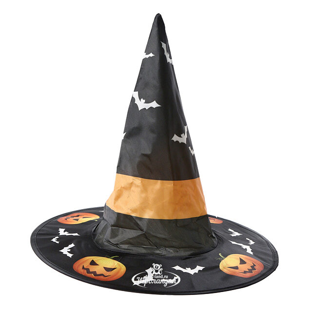 Карнавальная шляпа Black Halloween 38*30 см Serpantin
