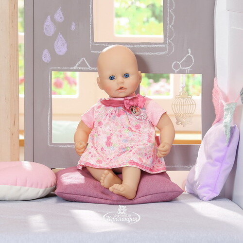 Платье для куклы 46 см с розовой лентой Zapf Creation