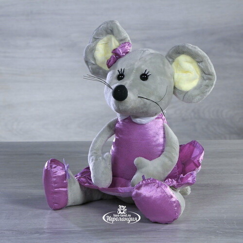 Мягкая игрушка-антистресс Мышка Плюша - Розовые мечты 20 см Hit-Toys
