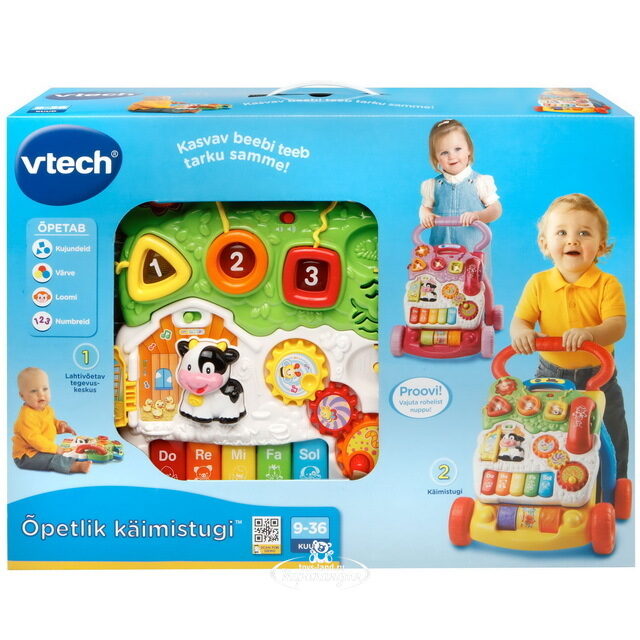 Ходунки - каталка для малыша Первые Шаги 50 см Vtech