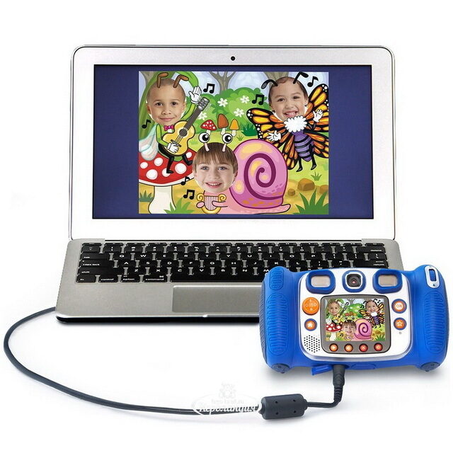 Детская камера Kidizoom Duo голубая Vtech