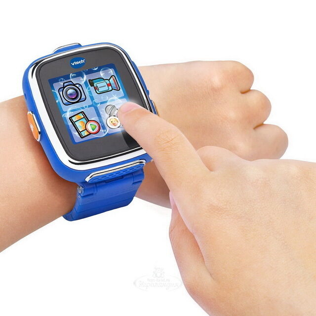 Цифровые детские часы с камерой Kidizoom Smartwatch DX синие Vtech