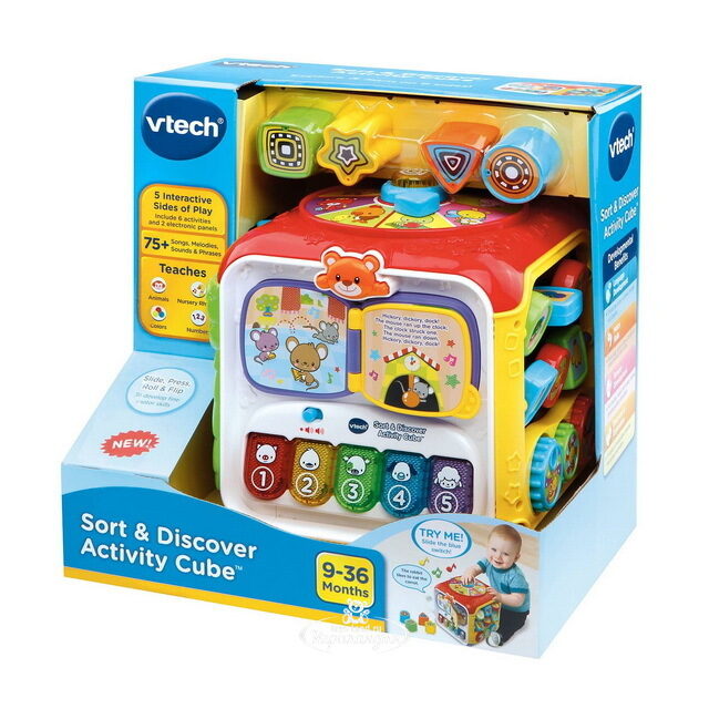 Развивающая музыкальная игрушка Куб 20 см Vtech