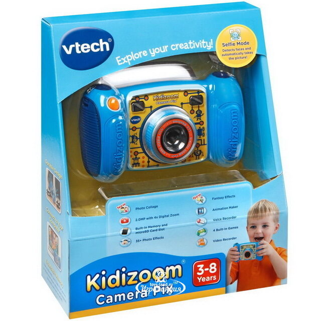 Детская цифровая камера Kidizoom Pix синий Vtech