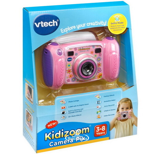 Детская цифровая камера Kidizoom Pix розовый Vtech