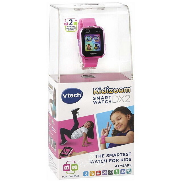 Детские умные часы Kidizoom SmartWatch DX2 розовые Vtech